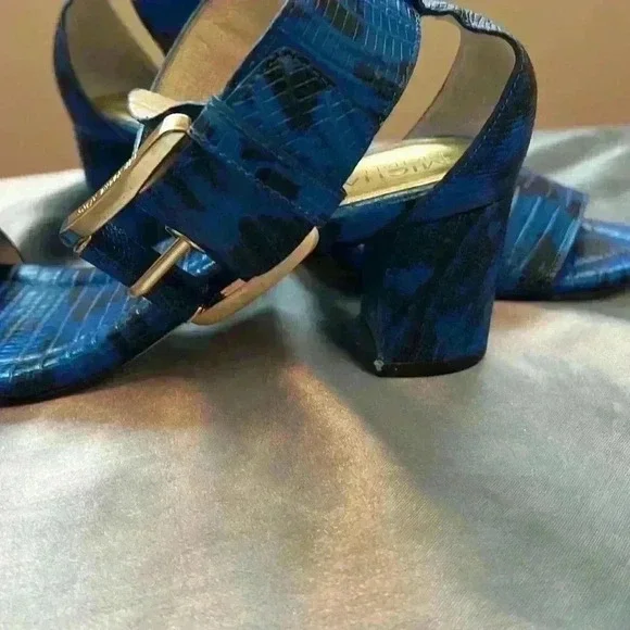 Michael Kors Blue Ankle Strap  shoes - Picture 10 of 10